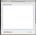 iPhone Backup Extractor起動